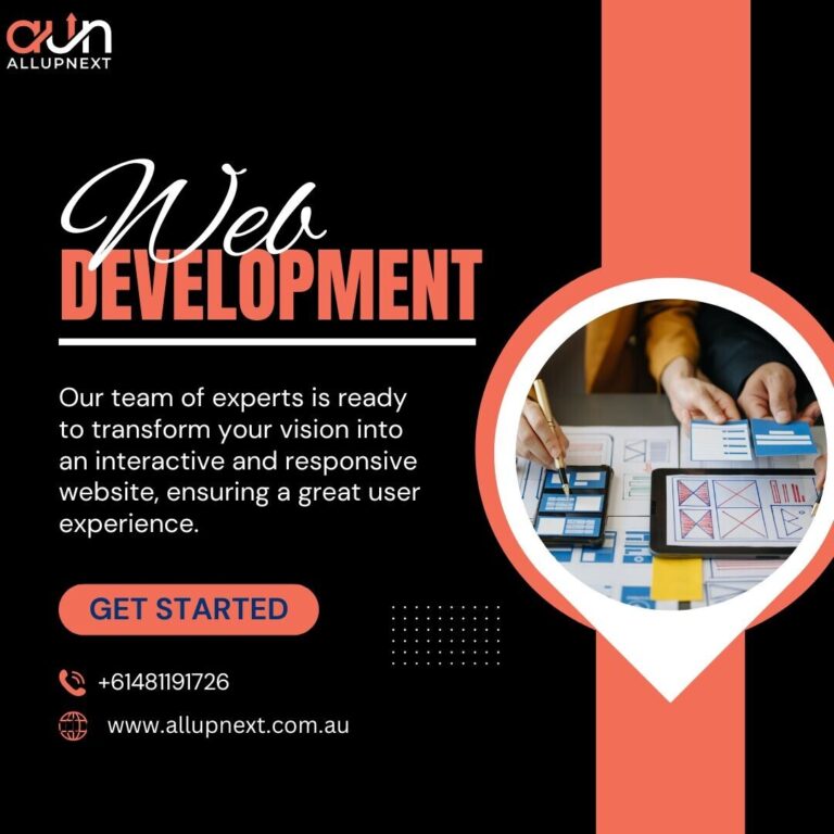 Blue and Yellow Minimalist Web Development Instagram Post 768x768